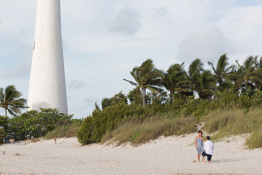 Cape Florida Lighthouse Surprise Proposal Photography
