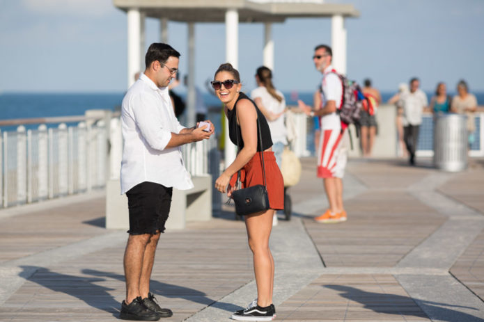 South Pointe Park Pier Proposal Photography