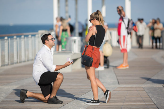 South Pointe Park Pier Proposal Photography