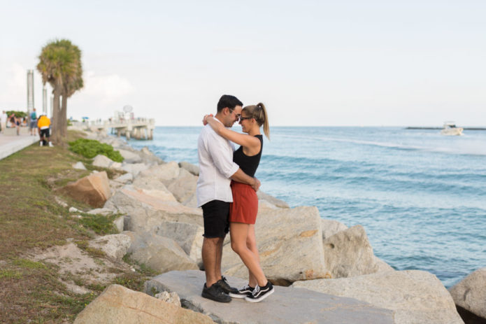 South Pointe Park Pier Proposal Photography