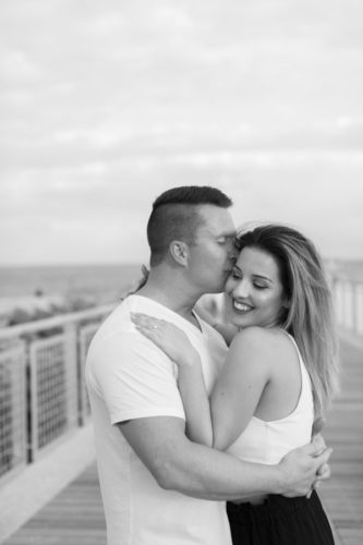 South Pointe Park Beach Proposal Photographer