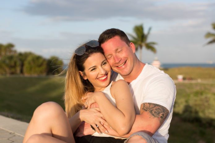 South Pointe Park Beach Proposal Photographer