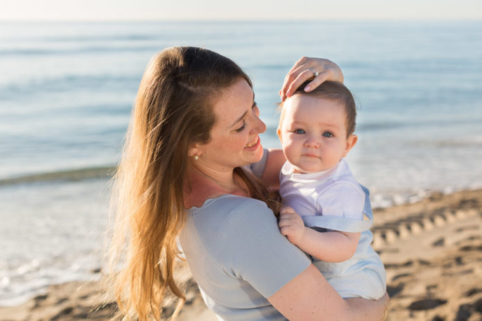 Surfside Family Photographer Sunrise Beach Session