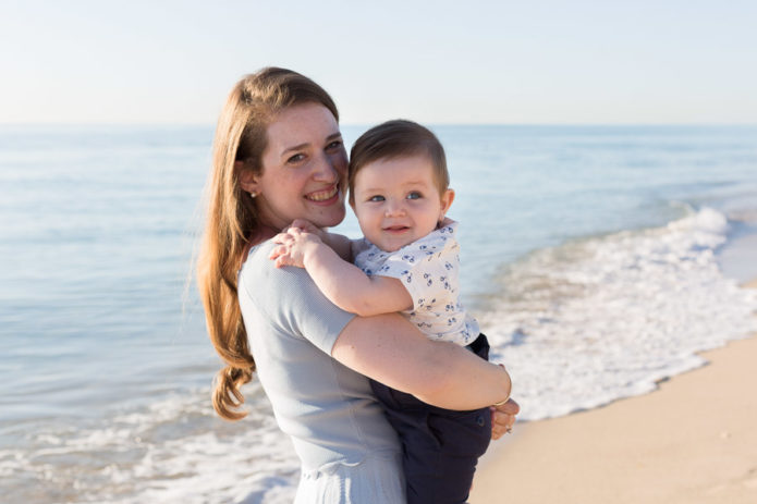 Surfside Family Photographer Sunrise Beach Session