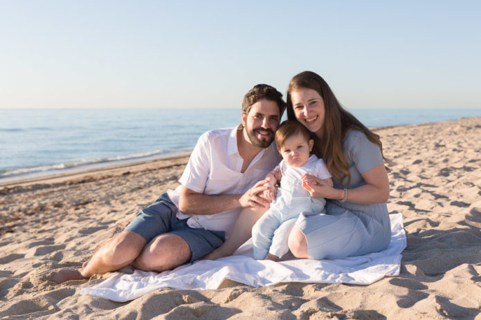 Surfside Family Photographer Sunrise Beach Session