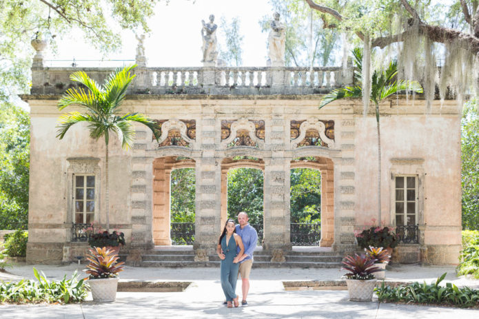 Vizcaya Proposal Engagement Photography Session