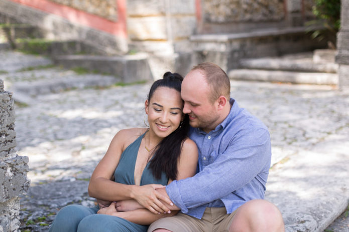 Vizcaya Proposal Engagement Photography Session