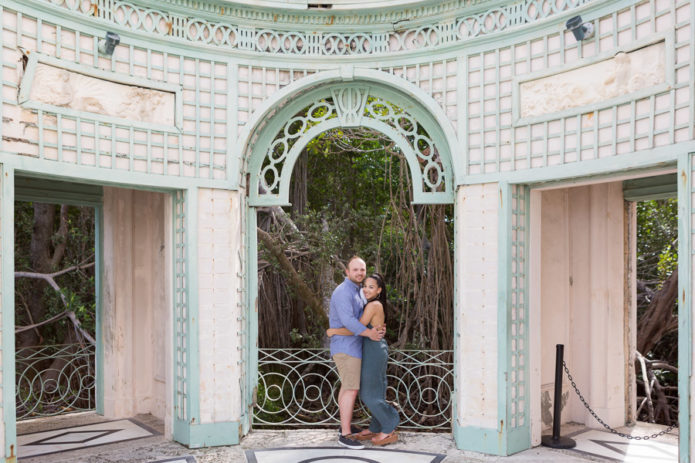 Vizcaya Proposal Engagement Photography Session