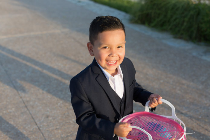 Family Wedding Portraits on the Beach in Miami