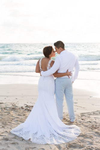 Family Wedding Portraits on the Beach in Miami