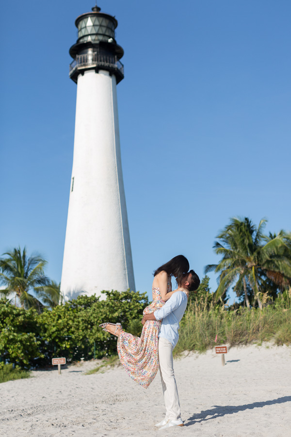 Cape Florida Lighthouse Key Biscayne Proposal Photographer
