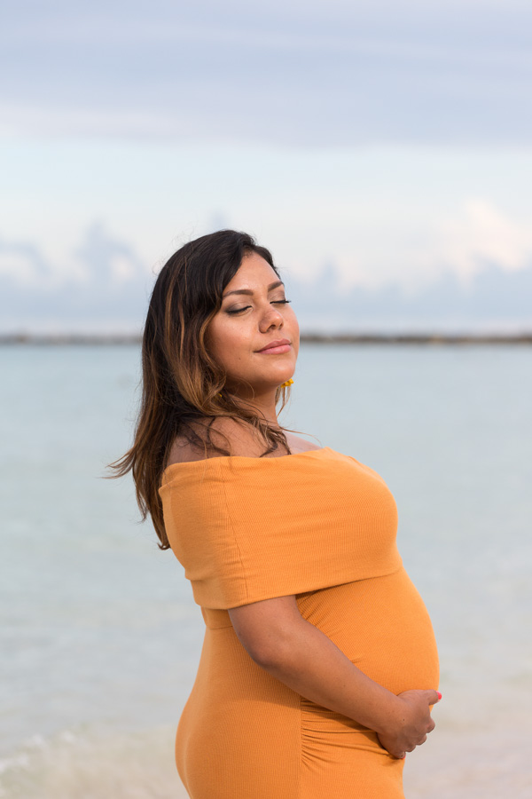 South Beach Maternity Photographer Sunset Session