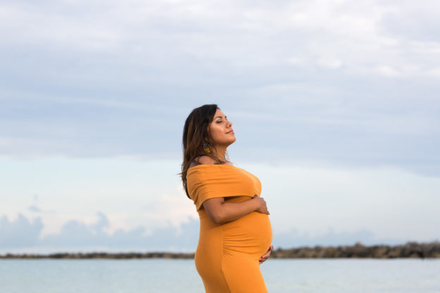 South Beach Maternity Photographer Sunset Session