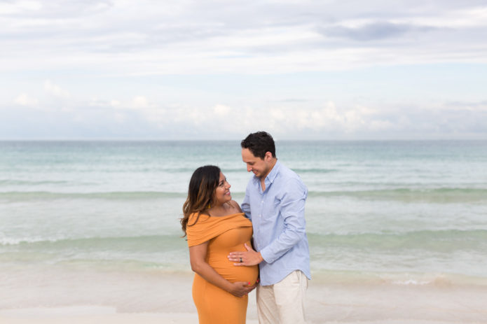 South Beach Maternity Photographer Sunset Session