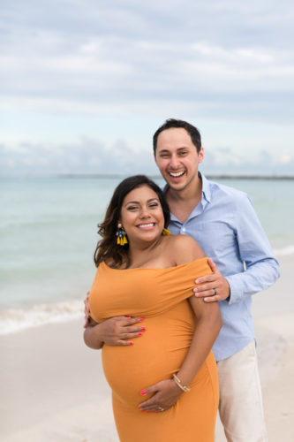 South Beach Maternity Photographer Sunset Session