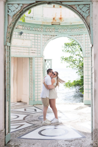 Vizcaya Museum Surprise Proposal Engagement Photographer