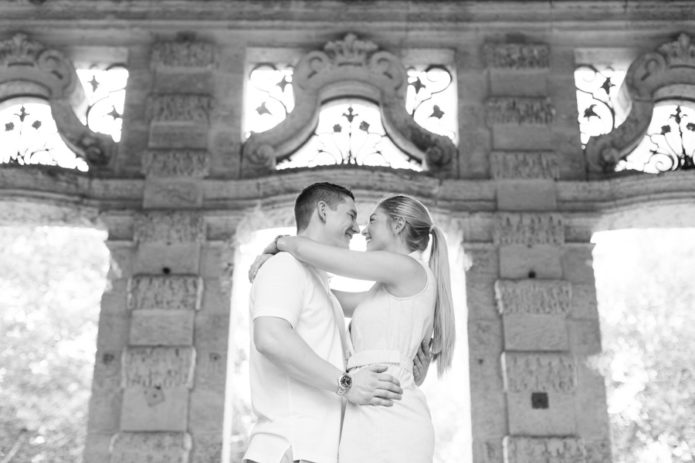 Vizcaya Museum Surprise Proposal Engagement Photographer