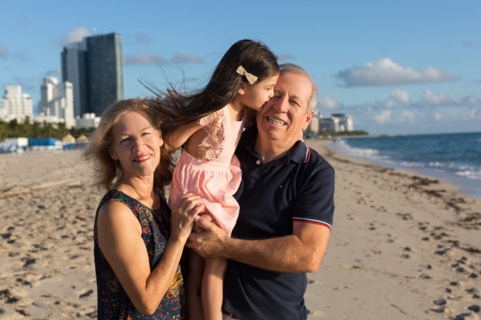 Royal Palm South Beach Hotel Family Sunrise Beach Session