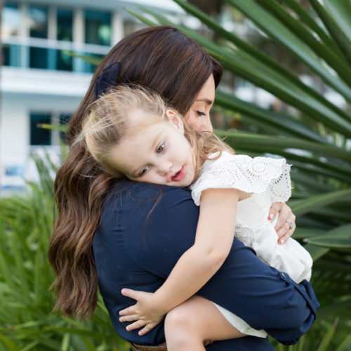 surfside family beach photography sunset session