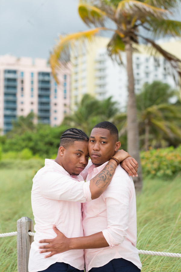 couple in south beach