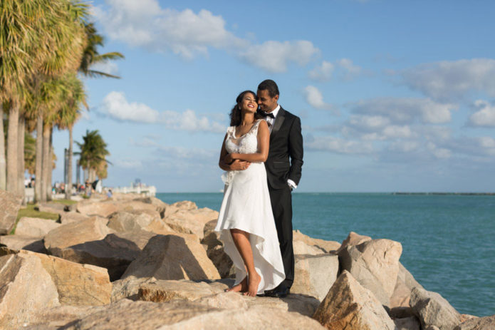 miami beach couple