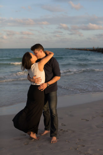 sunset kiss south beach