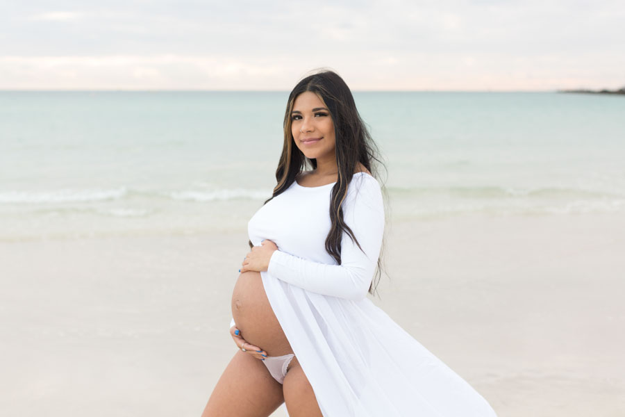 Expecting their baby boy: South Pointe Park Maternity Photography