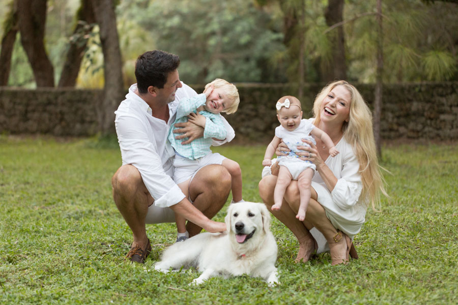 Family Photos with Two Kids and a dog