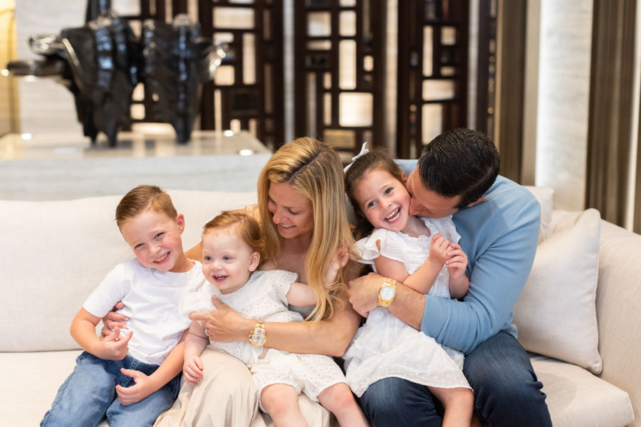 Family of Five Bal Harbour Photo Shoot