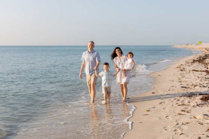 family beach portrait