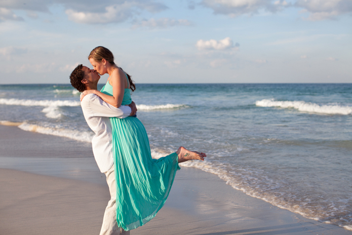couple engagement miami beach