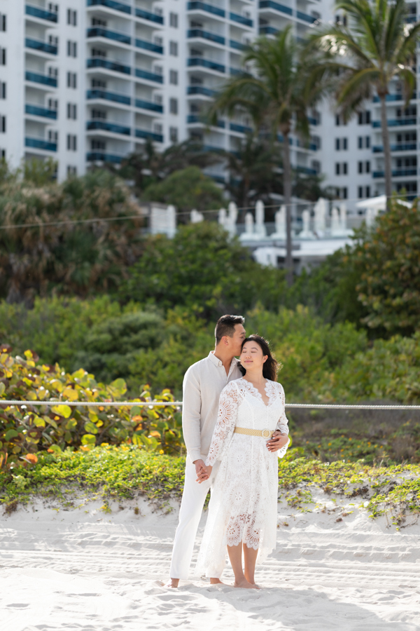 engagement photo session at 1 hotel south beach