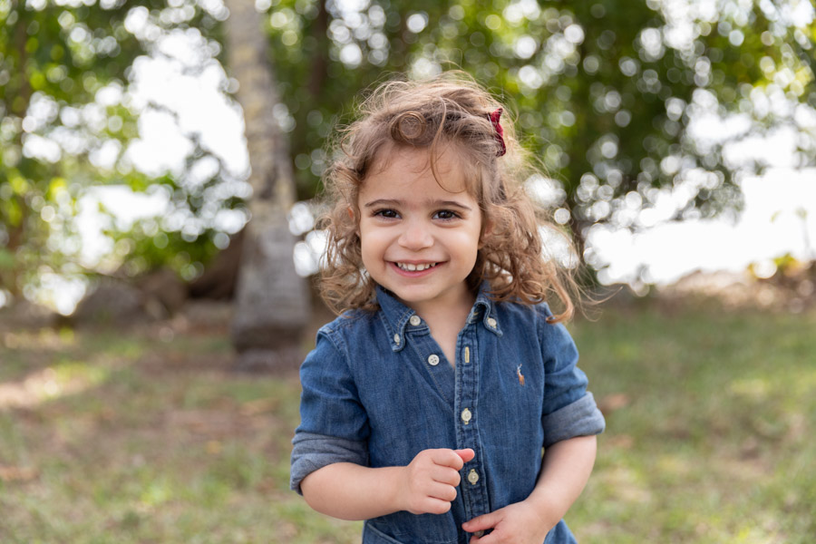 portrait of a happy toddler