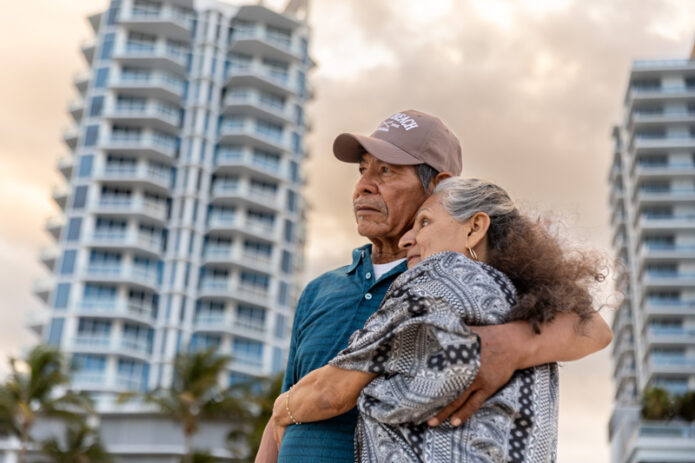 Couple at the Miami Beach Wyndham Hotel