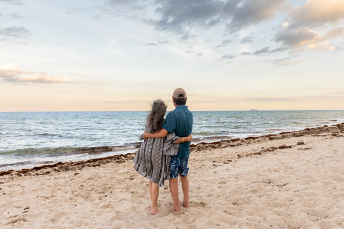 Couple at the Miami Beach Wyndham Hotel