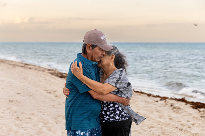 Couple at the Miami Beach Wyndham Hotel