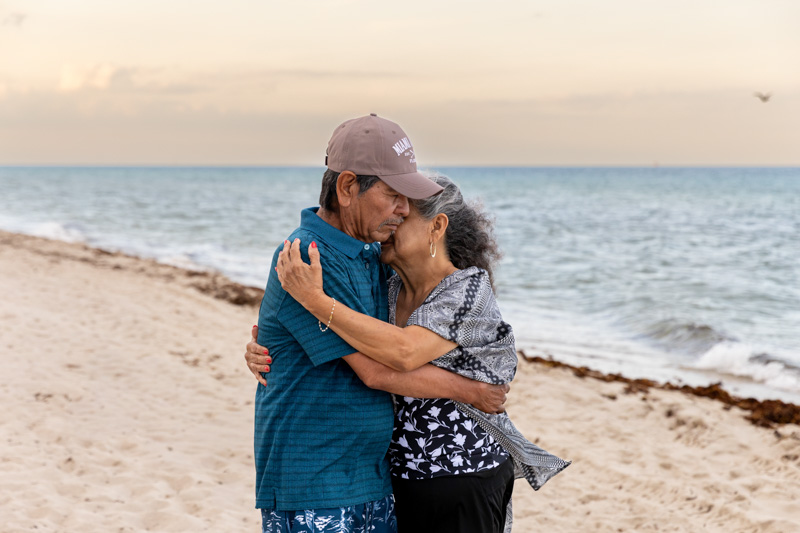 Couple at the Miami Beach Wyndham Hotel