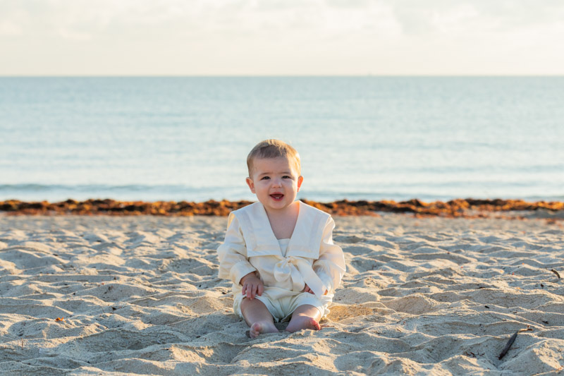 portrait of girl on beach