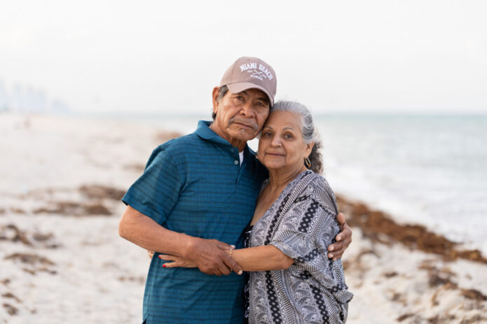 Couple at the Miami Beach Wyndham Hotel