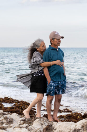 Couple at the Miami Beach Wyndham Hotel
