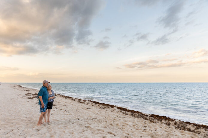 Couple at the Miami Beach Wyndham Hotel