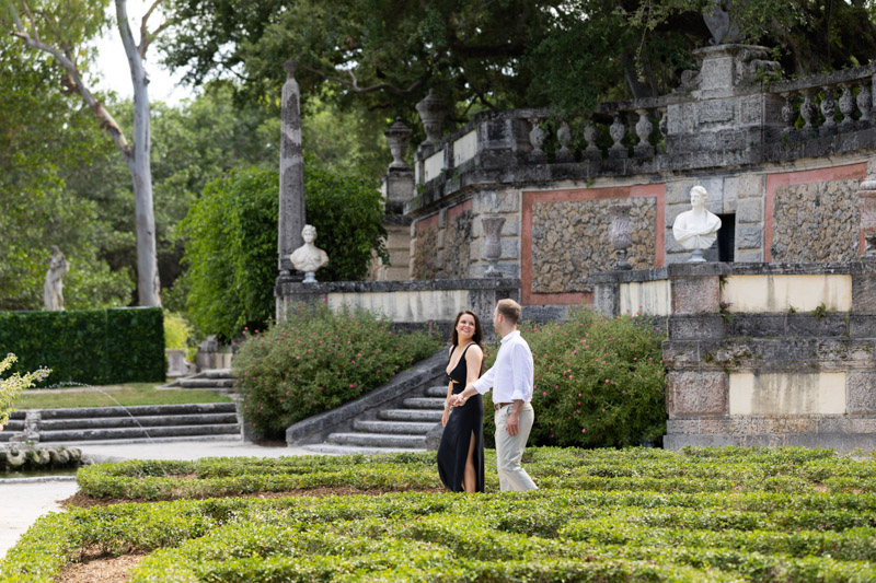 Vizcaya Surprise Proposal Photography