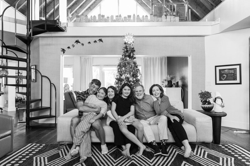 at home family photo session north miami