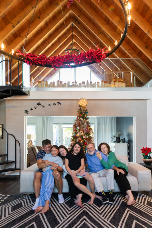 at home family photo session north miami