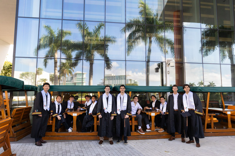 University of Miami Graduate Group Photographer