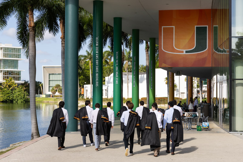 University of Miami Graduate Group Photographer
