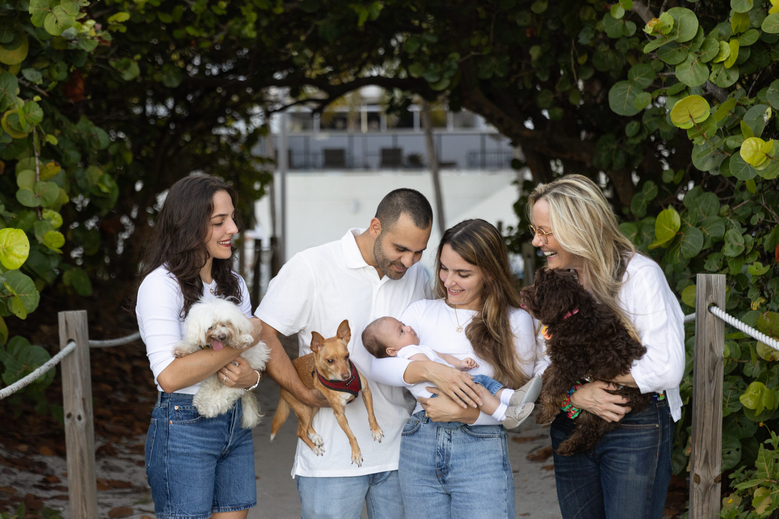 Bal Harbour Beach Family Photography Session with their baby