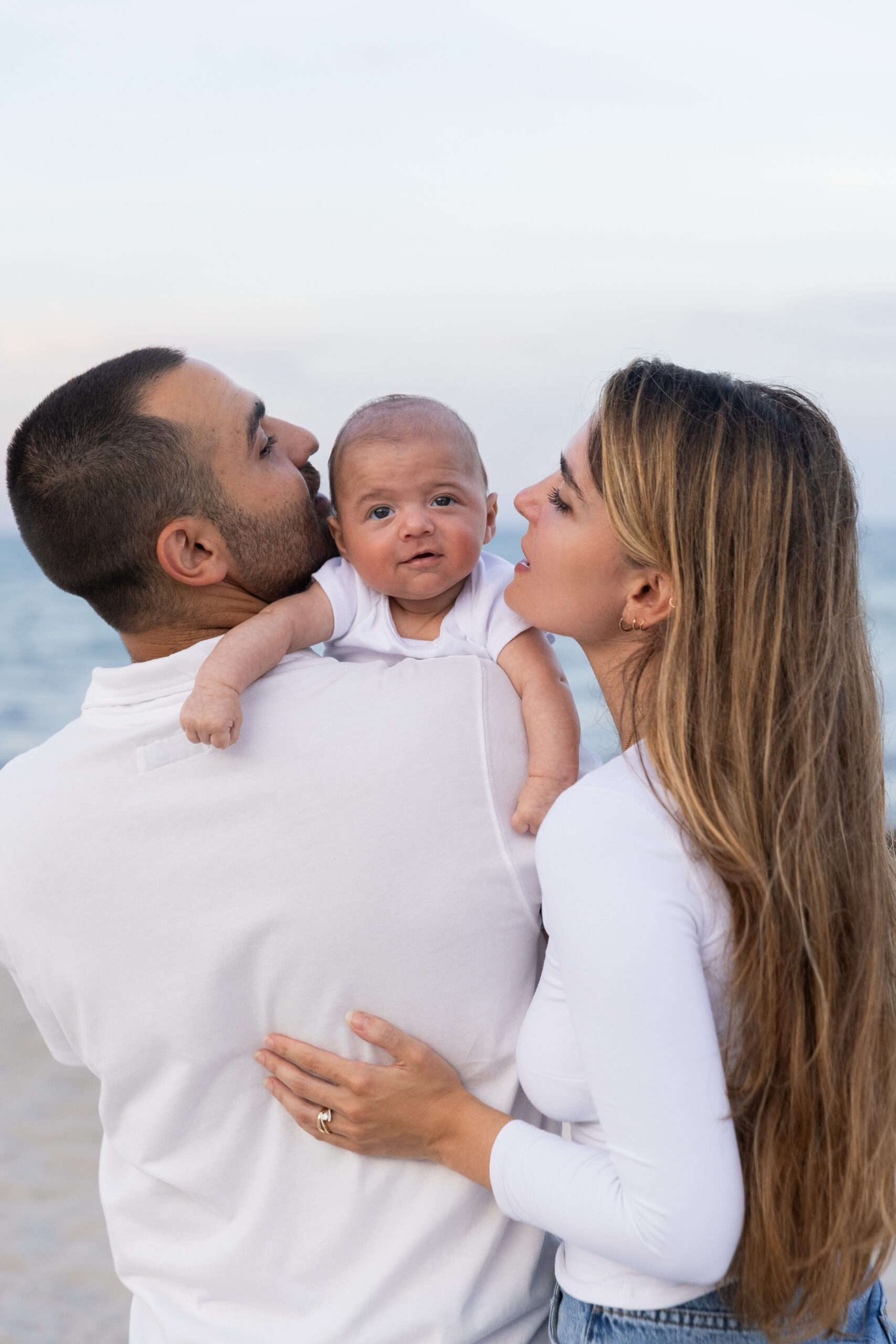 Bal Harbour Beach Family Photography Session with their baby