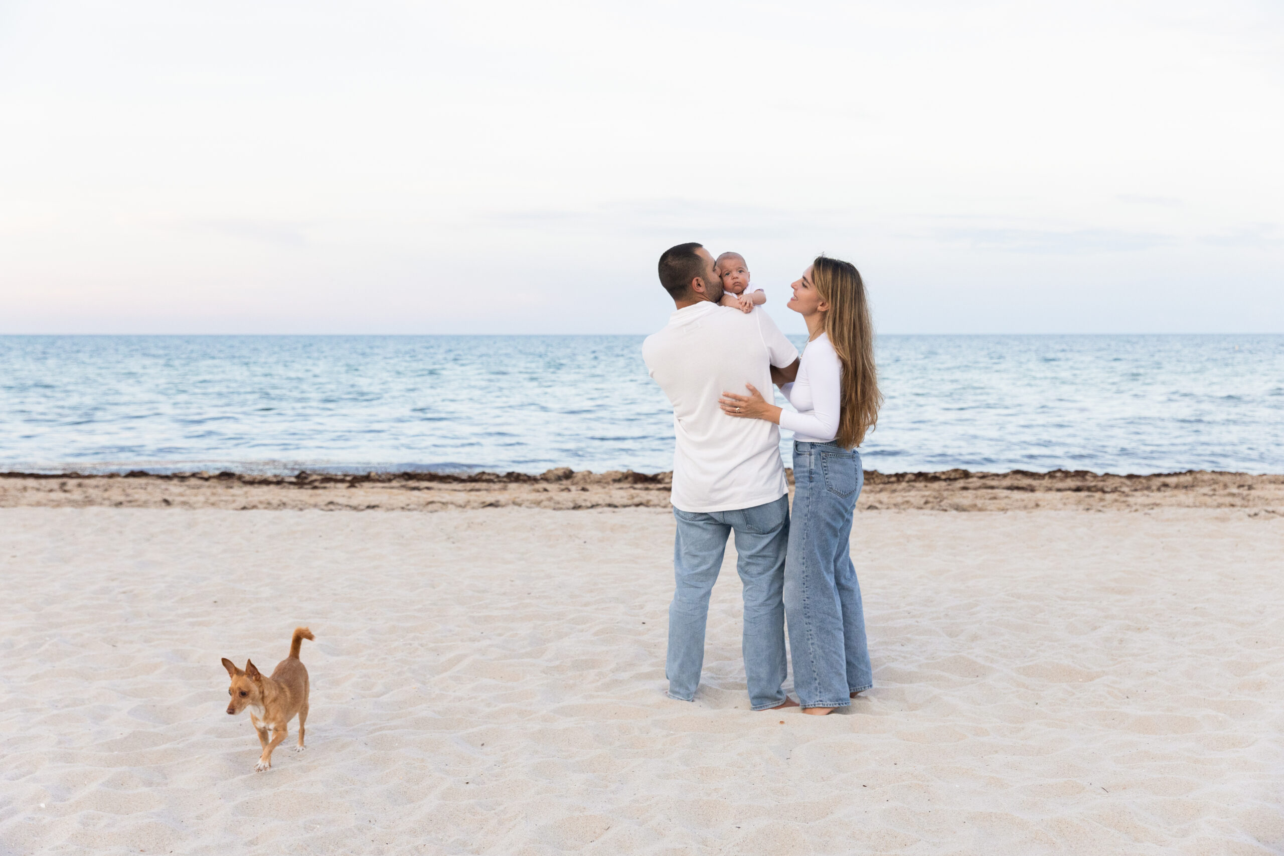 Bal Harbour Beach Family Photography Session with their baby