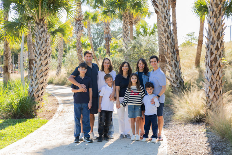 miami beach extended family photography session